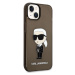 Plastové puzdro Karl Lagerfeld na Apple iPhone 14 Plus KLHCP14MHNIKTCK Translucent Ikonik NFT či