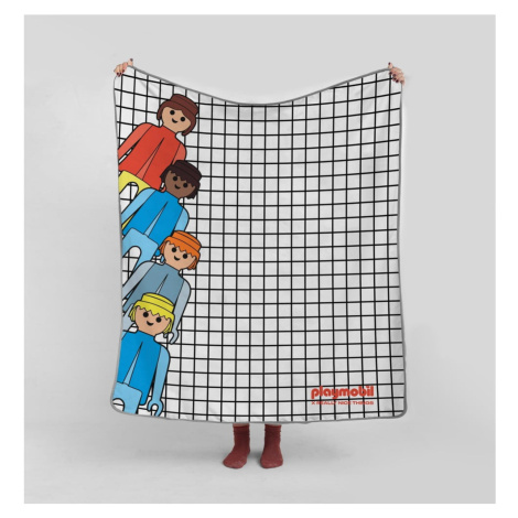 Detská deka z mikrovlákna 130x130 cm Checkerboard – Playmobil