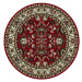 Kusový koberec TEHERAN T-117 red kruh - 190x190 (průměr) kruh cm Alfa Carpets