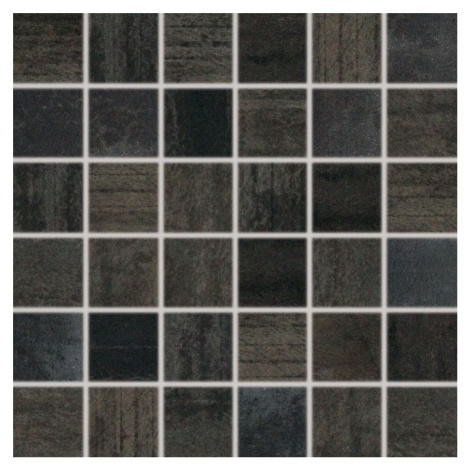 Mozaika Rako Rush čierna 30x30 cm pololesk WDM06523.1