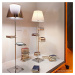 FLOS Bibliotheque Nationale stojaca lampa bronz