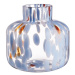 CONFETTI mini sklenená váza, pastelová modrá Ø10cm