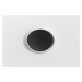 AQUALINE - SET krytka prepadu, vaňová výpusť 1"1/2, Click Clack, čierna mat TF9005B