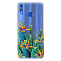 Silikónové puzdro iSaprio - Exotic Flowers - Huawei Honor 8X