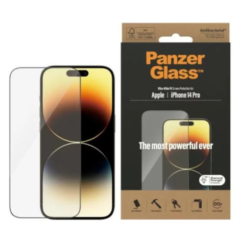 Ochranné sklo PanzerGlass Ultra-Wide Fit iPhone 14 Pro 6,1" Screen Protection Antibacterial 2772