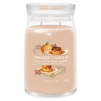 YANKEE CANDLE vonná sviečka Pumpkin Maple Creme Caramel 567 g