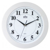 Nástenné hodiny MPM, 2460.00.SW - biela, 31cm