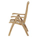Sconto Polohovacia stolička CAMBRIDGE PREMIUM teakové drevo