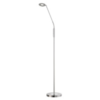 LED stmievateľná stojacia lampa v striebornej farbe (výška 150 cm) Dent – ​​Fischer & Honsel