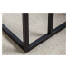 LuxD Dizajnový odkladací stolík Maille 43 cm čierny jaseň