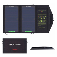Allpowers Skladateľná solárna nabíjačka Allpowers 10W a 5V USB