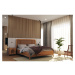 Dvojlôžková posteľ z dubového dreva 180x200 cm v prírodnej farbe Harmark - Skandica