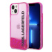 Kryt Karl Lagerfeld KLHCP14MLCKVF iPhone 14 Plus 6,7" pink hardcase Liquid Glitter Elong (KLHCP1