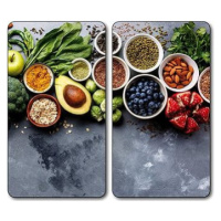 Kesper 2 ks, sklenená doska, motív Zdravé vaření