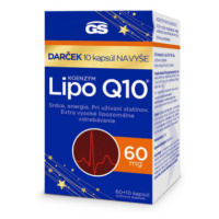 GS Koenzým lipo Q10 60 mg 60 + 10 kapsúl navyše