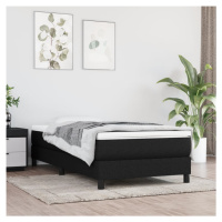 vidaXL Posteľný rám boxspring s matracom čierny 80x200 cm látka