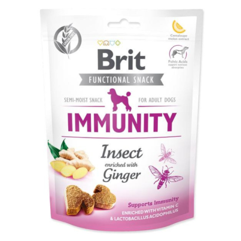 Pochúťka Brit Care Dog Functional Snack Immunity hmyz so zázvorom 150g