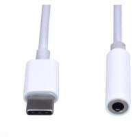 PremiumCord Prevodník USB-C na audio jack 3,5 mm samica 10 cm