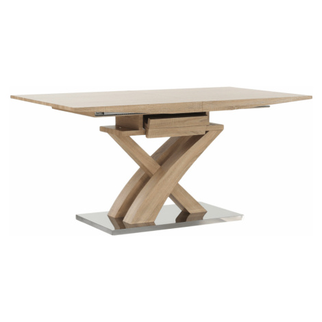 Jedálenský stôl, dub, 160-200x90 cm, BONET NEW TYP 2 Tempo Kondela