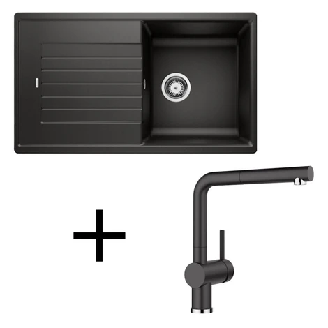 Blanco set Zia 5 S + Linus-S silgranit sivá skala