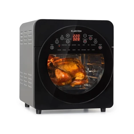 Klarstein AeroVital, easy touch, teplovzdušná fritéza, 1700W, 14l, 16 programov, čierna