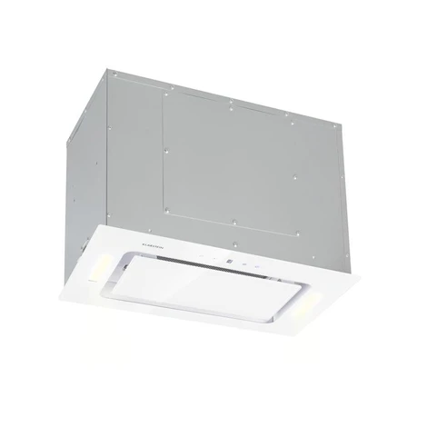 Klarstein Hektor, digestor, 52 cm, vstavaný, 467 m³/h, LED, dotykové ovládanie, sklo, biely