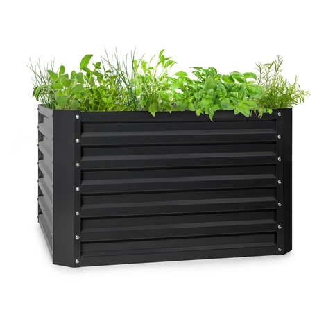 Blumfeldt Blum High Grow Straight, vyvýšený záhon, 100x60x100cm, 600l, oceľ