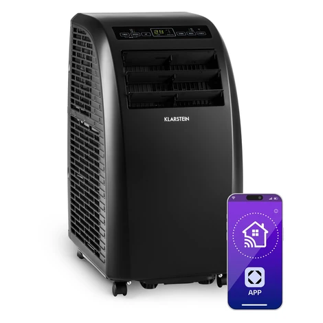 Klarstein Metrobreeze Rom Smart, mobilná klimatizácia, 10 000 BTU, 3,0 kW, A, diaľkový ovládač