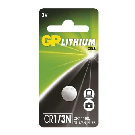 Lítiová gombíková batéria CR1/3N, 1 ks GP Batteries
