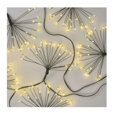 EMOS D3AW11 LED svetelná reťaz – svietiace trsy, nano, 8 m