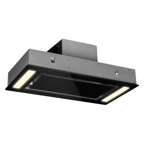 Klarstein Remy, digestor, 90 cm, stropný, 620 m³/h, diaľkové ovládanie, čierny