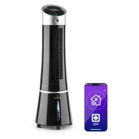 Klarstein Skyscraper Ice Smart, 4-v-1 ochladzovač vzduchu, ventilátor, 180m³/h, WiFi, diaľkové o
