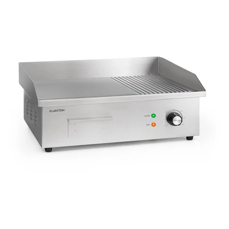 Klarstein Grillmeile 3000GR, elektrický gril, 3000 W, grilovacia platňa 54,5 x 35 cm, hladký/reb