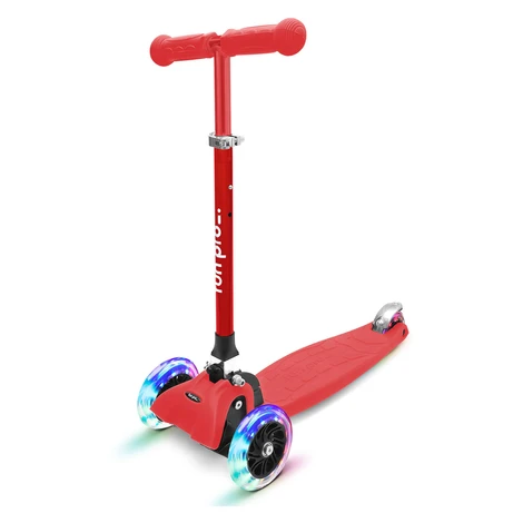 Fun pro ONE Deluxe detská kolobežka 3-6 rokov LED kolieska skladacia do 50 kg nastaviteľná výška