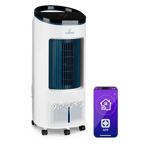 Klarstein IceWind Plus Smart, 4 v 1 ochladzovač vzduchu, ventilátor, zvlhčovač, čistička vzduchu