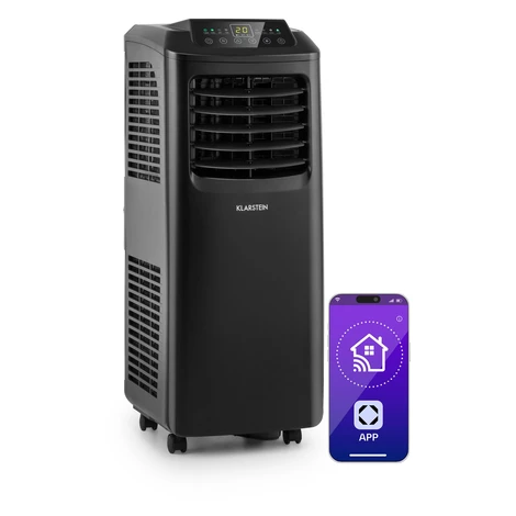 Klarstein Pure Blizzard Smart 9k, mobilná klimatizácia, 9 000 BTU/2,6 kW, A, diaľkový ovládač