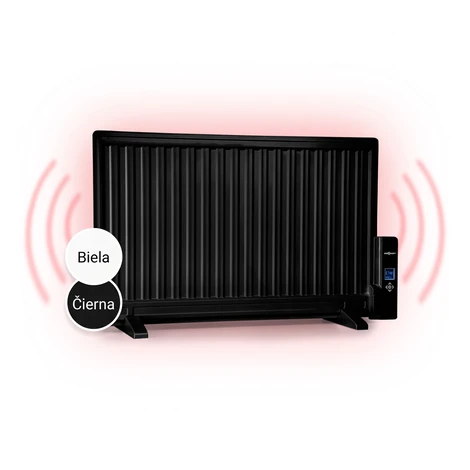 OneConcept Wallander, olejový radiátor, 800 W, termostat, olejové vyhrievanie, ultra plochý diza