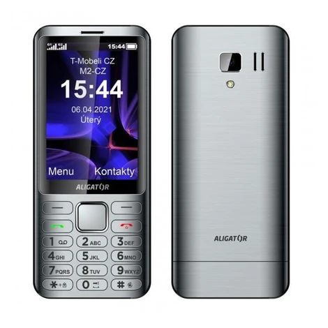 Aligator D950 Dual SIM, strieborná