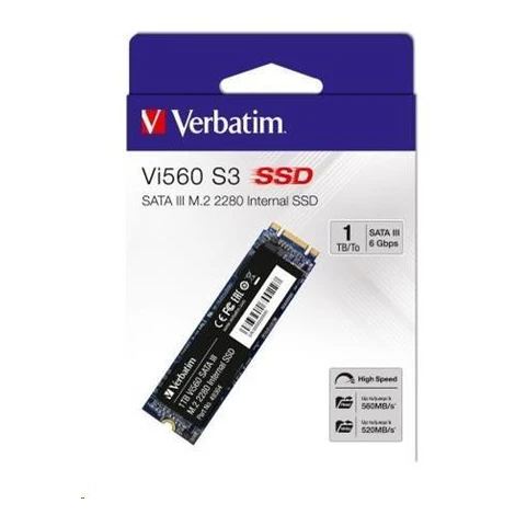 VERBATIM SSD Vi560 S3 M.2 2TB SATA III, W 550/R 500MB/s