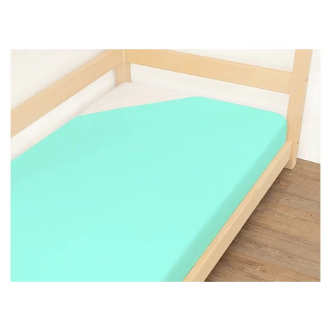 Benlemi Jednolôžkové prestieradlo JERSEY z bavlny MINT Zvoľte rozmer: 80 x 160 cm