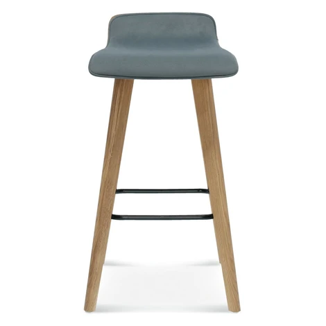 FAMEG Cleo - BST-1605 - barová stolička Farba dreva: dub premium, Čalúnenie: látka CAT. A