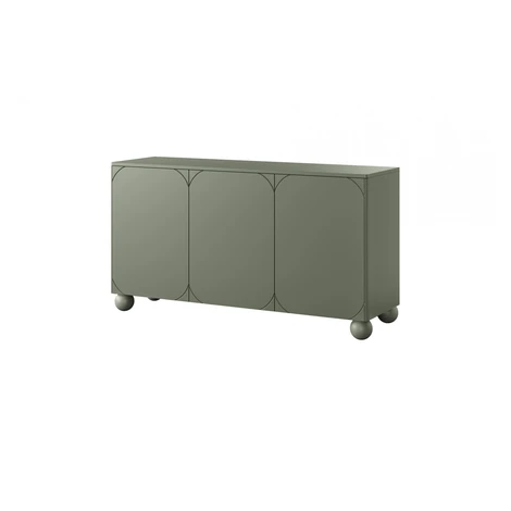 BOGART Komoda Sonatia II 150 cm trojdverová FARBA: olivová