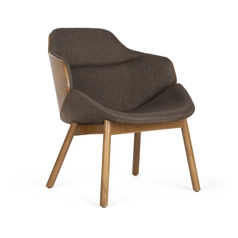 PAGED Aria Lounge M-5350 Wood Back Panel Base Wood Farba dreva: buk morený, Čalúnenie: látka kat