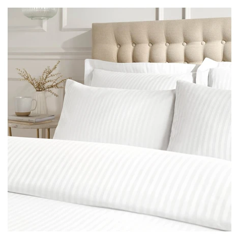 Damaskové obliečky na vankúše v súprave 2 ks 50x75 cm Satin Stripe – Catherine Lansfield