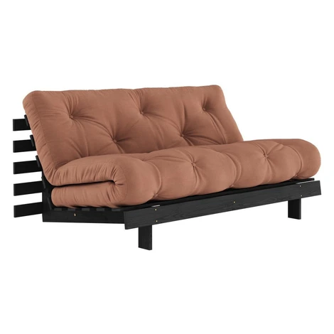 Rozkladacia pohovka v tehlovej farbe 160 cm Roots Black Night – Karup Design
