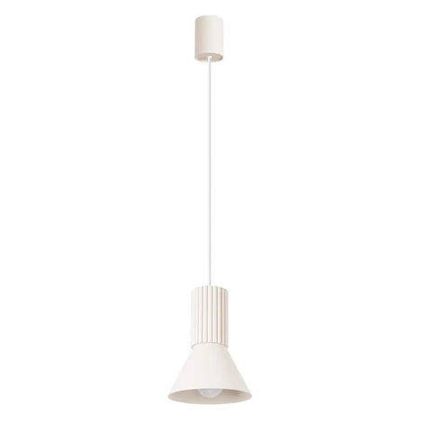 Béžové kovové závesné svietidlo ø 14 cm Niru – Sollux SOLLUX LIGHTING