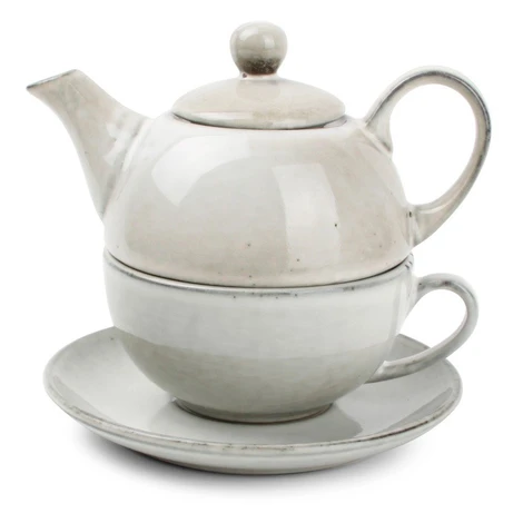 Zelená kameninová kanvica na čaj 400 ml Artisan – Salt&Pepper