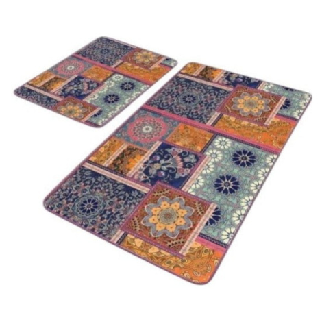 Zamatové kúpeľňové predložky v súprave 2 ks 60x100 cm – Mila Home