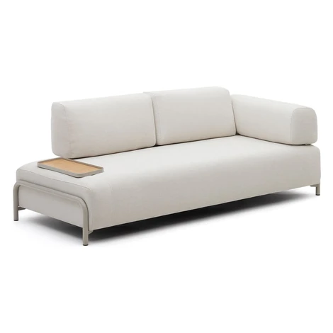Béžová ženilková modulárna pohovka 232 cm Compo – Kave Home