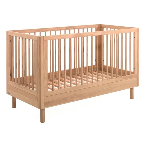 Postieľka z dubového dreva 70x140 cm v prírodnej farbe Forrest – Vipack